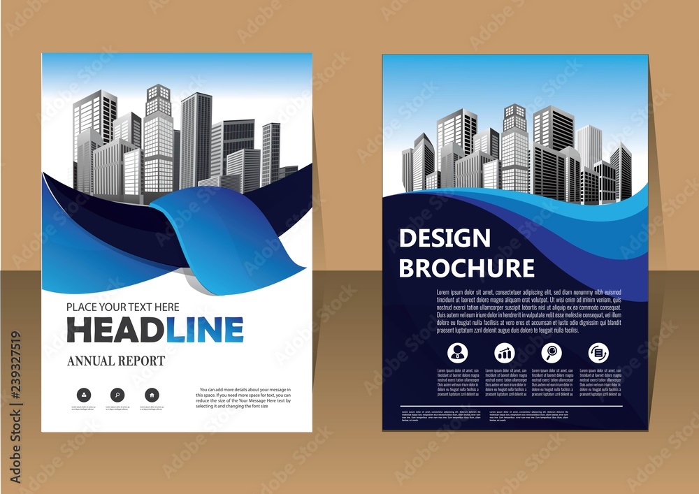 Business abstract vector template. Brochure design, cover modern layout, annual report, poster, flyer in A4 with colorful triangles, geometric shapes for tech, science, market with light background