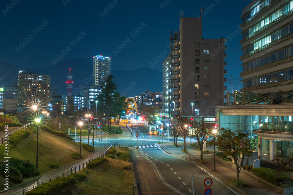 地方都市の夜景