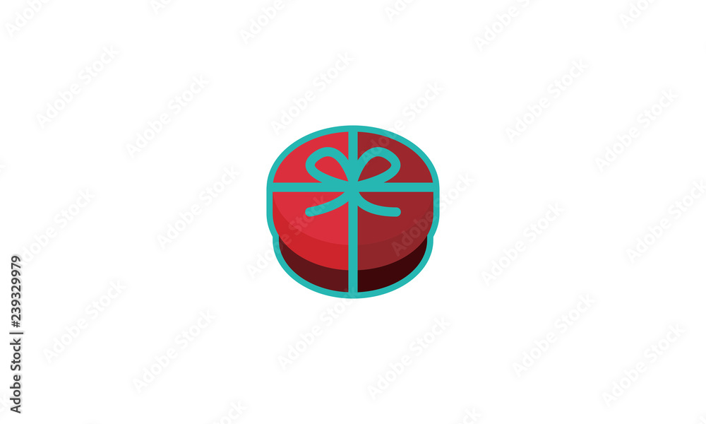 Naklejka premium Gift Box Template Vector Design