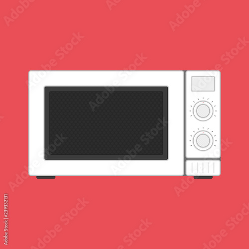 Microwave vector icon.