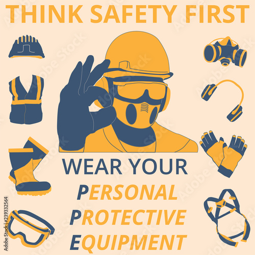 Personal Protective Equipment vector illustration