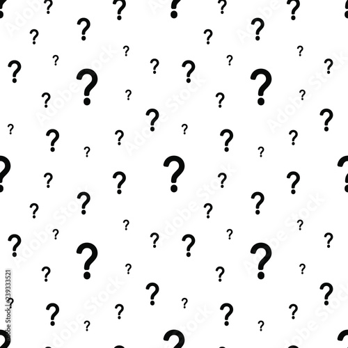 The question mark seamless pattern