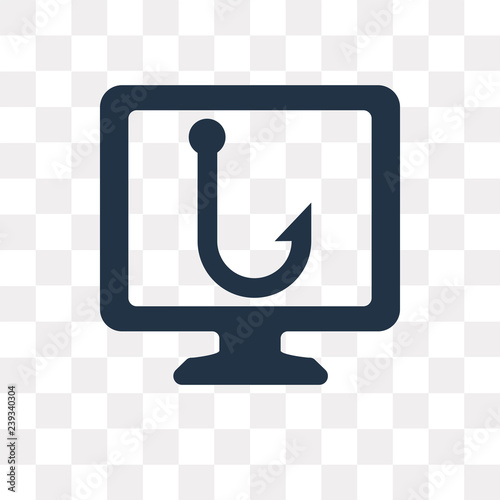 Fishing vector icon isolated on transparent background, Fishing  transparency concept can be used web and mobile