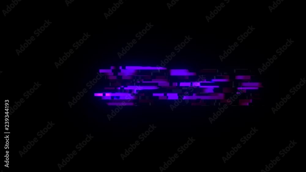 cool glitch UPDATE text animation background logo seamless loop New quality universal technology motion dynamic animated background colorful joyful video
