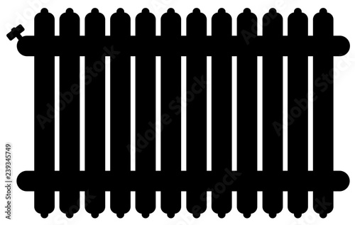 Warm home radiator icon vector eps 10