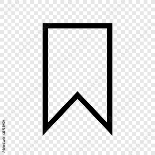 Bookmark icon transparent grid
