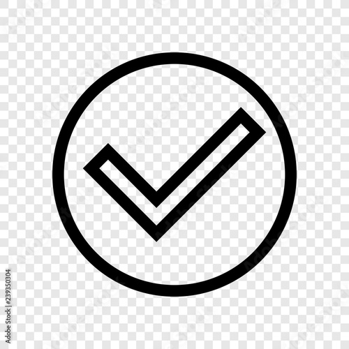 Confirm, agree icon transparent