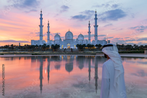 Sheikh Zayed Bin Sultan Al Nahyan Mosque, Abu Dhabi, United Arab Emirates, UAE