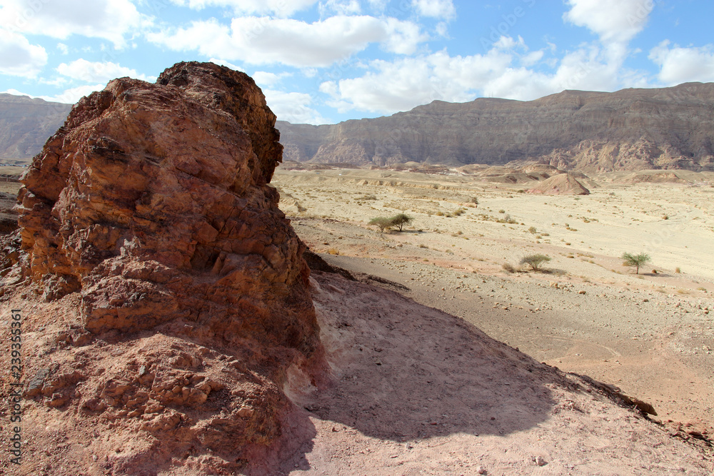 View on Valley in Timna National Park. Israel