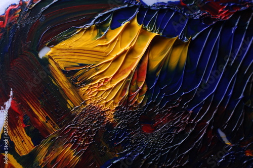 colorful oil paint