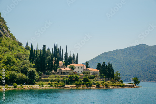 banja monastery in montenegro in kotor bay