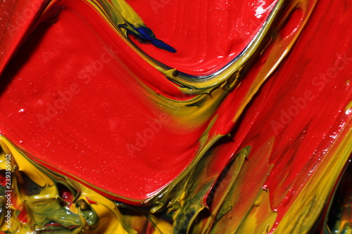 colorful oil paint