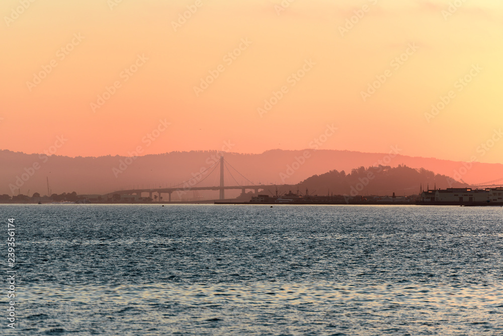 Sunrise over San Francisco Bay, California, USA