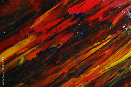 colorful oil paint