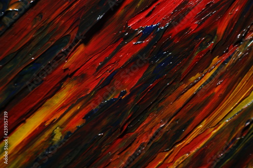 colorful oil paint