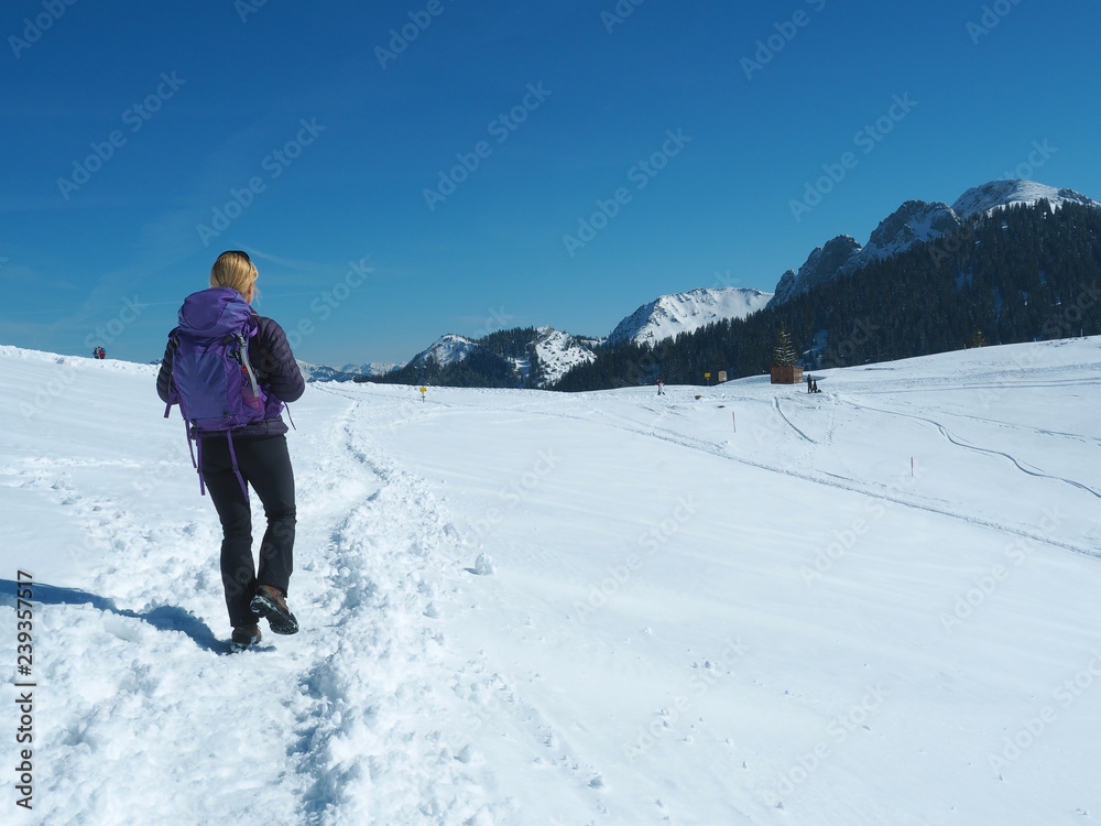 Winterwanderung in den Tegernseer Bergen