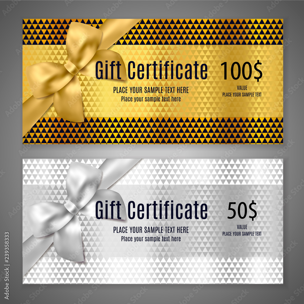 gift certificate coupon template