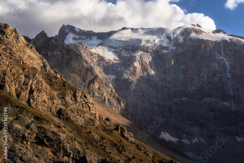 Tajikistan mountain Beautiful, Fann mountain, Kulikalon lakes photo