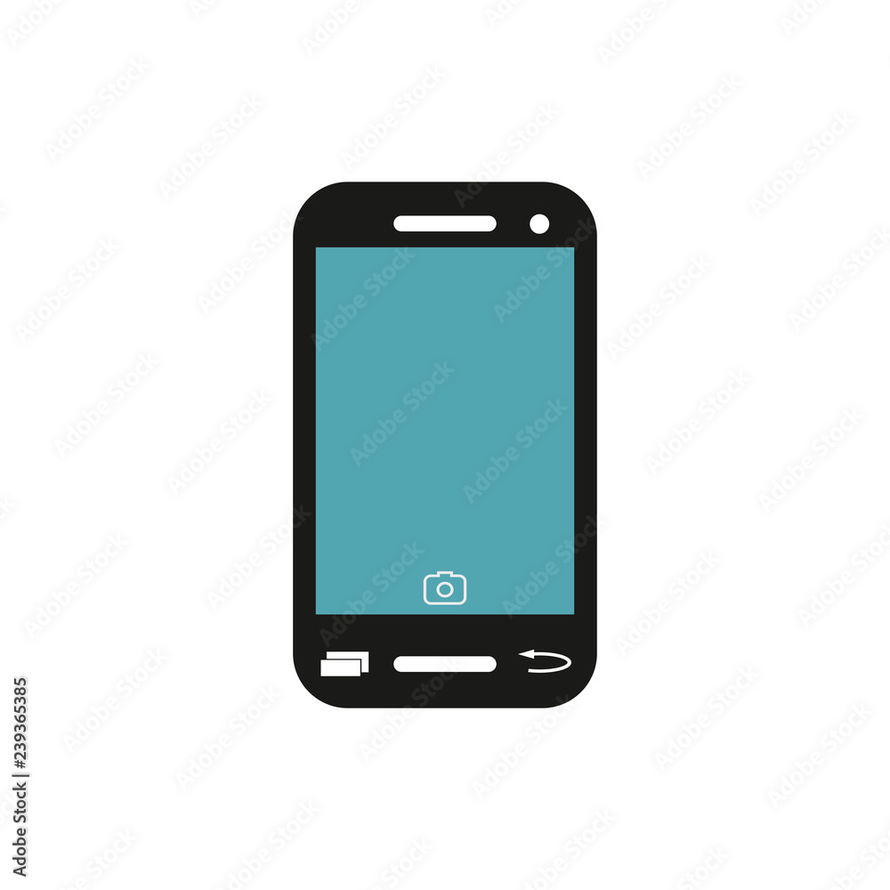 Mobile icon. Vector illustration Mobile icon. Vector illustration