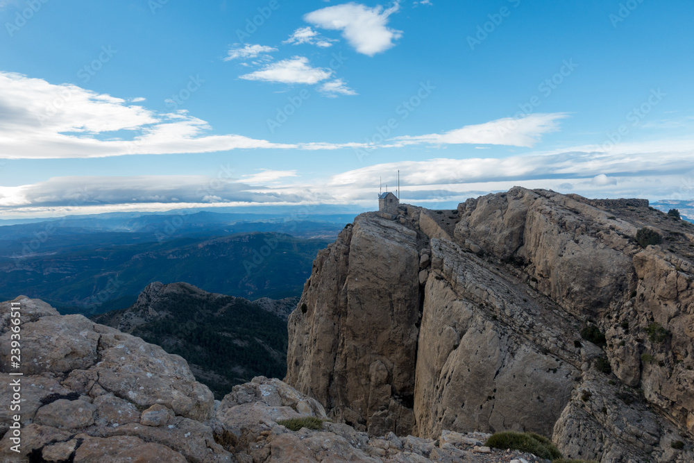 Views from the peñagolosa peak in Castellon Views from the peñagolosa peak in Castellon