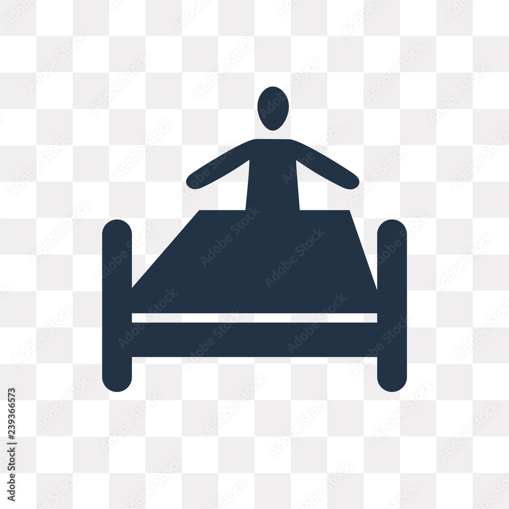 Making the Bed vector icon isolated on transparent background, Making the Bed transparency concept can be used web and mobile Making the Bed vector icon isolated on transparent background, Making the Bed transparency concept can be used web and mobile