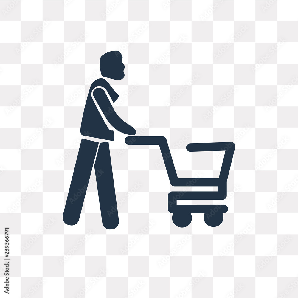 Man Shopping vector icon isolated on transparent background, Man Shopping transparency concept can be used web and mobile Man Shopping vector icon isolated on transparent background, Man Shopping transparency concept can be used web and mobile