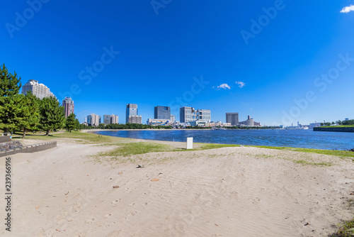 お台場海浜公園の風景