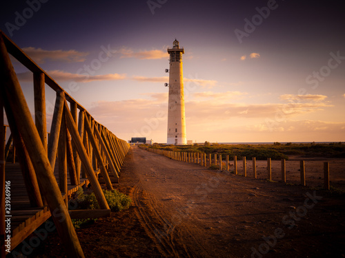 Lighthouse in the sunset