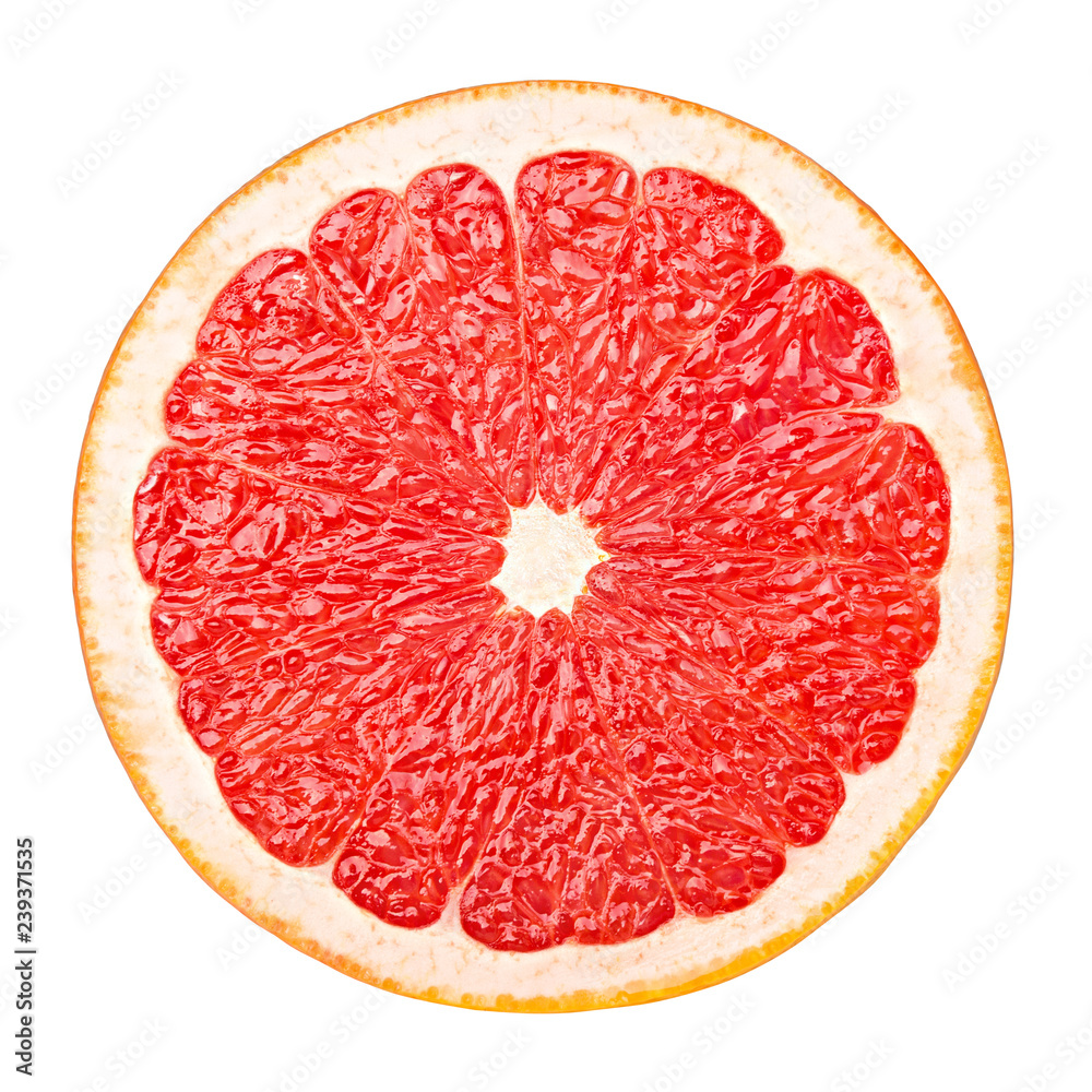 red grapefruit, clipping path, isolated on white background red grapefruit, clipping path, isolated on white background