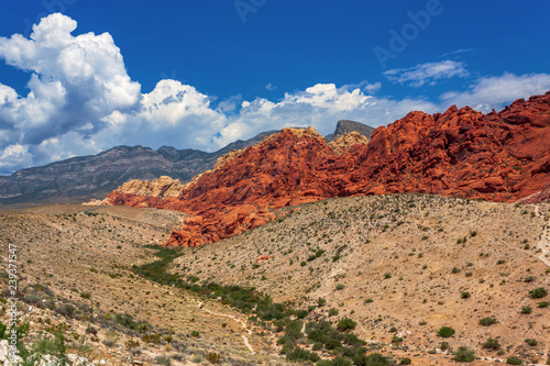 Photography Valley view at Red Rock Canyon National Conservation Area in Nevada, USA