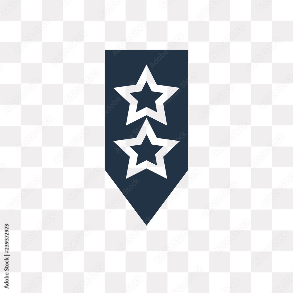 Rank vector icon isolated on transparent background, Rank  transparency concept can be used web and mobile