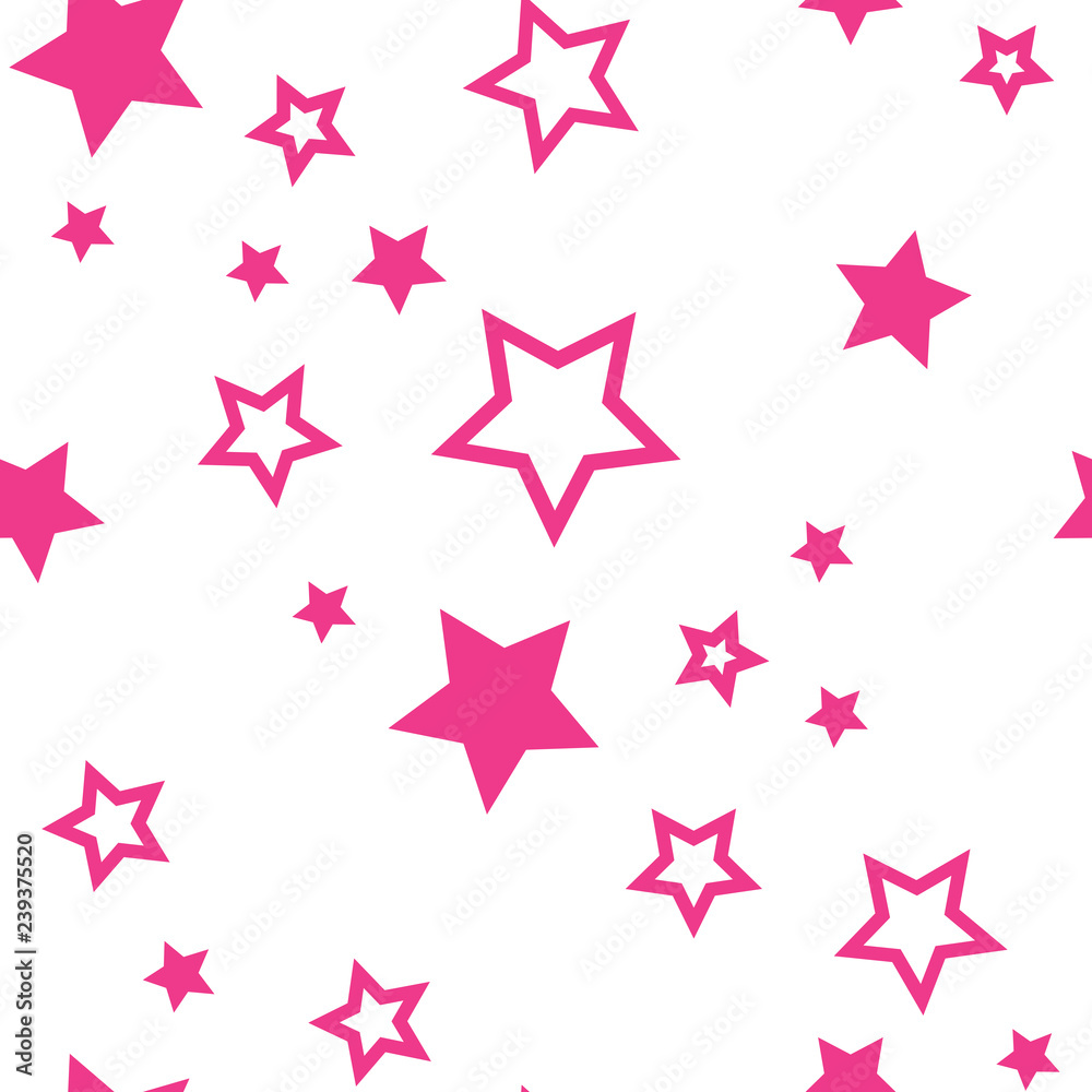 Holiday seamless pattern with falling stars. Vector illustration Holiday seamless pattern with falling stars. Vector illustration