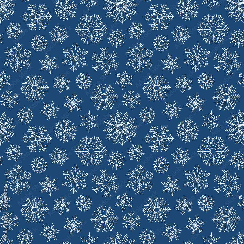 Christmas seamless doodle pattern Christmas seamless doodle pattern