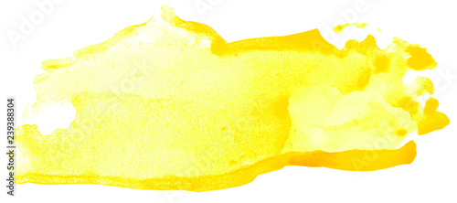 Watercolor stain yellow © Alex