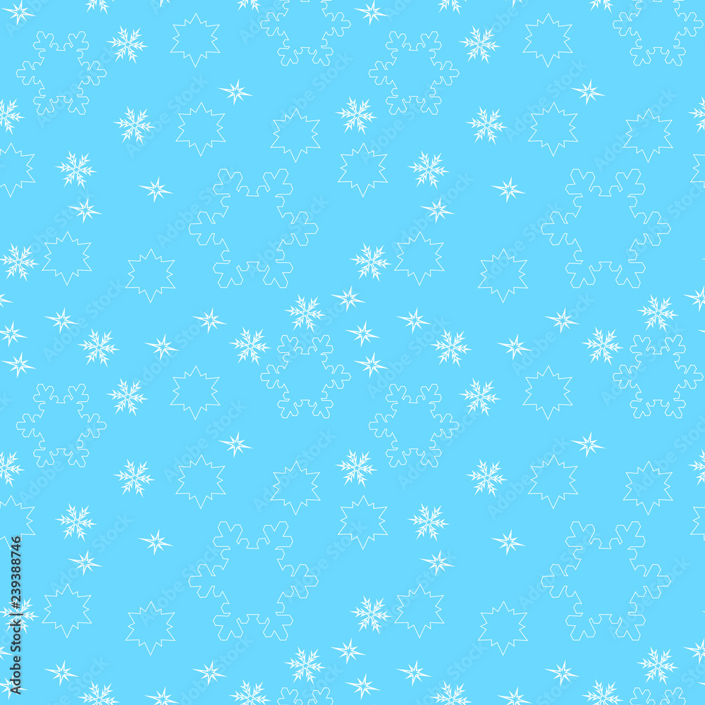 Christmas seamless pattern with snowflakes.Design template for wallpaper,fabric,wrapping,textile Christmas seamless pattern with snowflakes.Design template for wallpaper,fabric,wrapping,textile