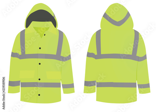 Safety jacket. vector illustration