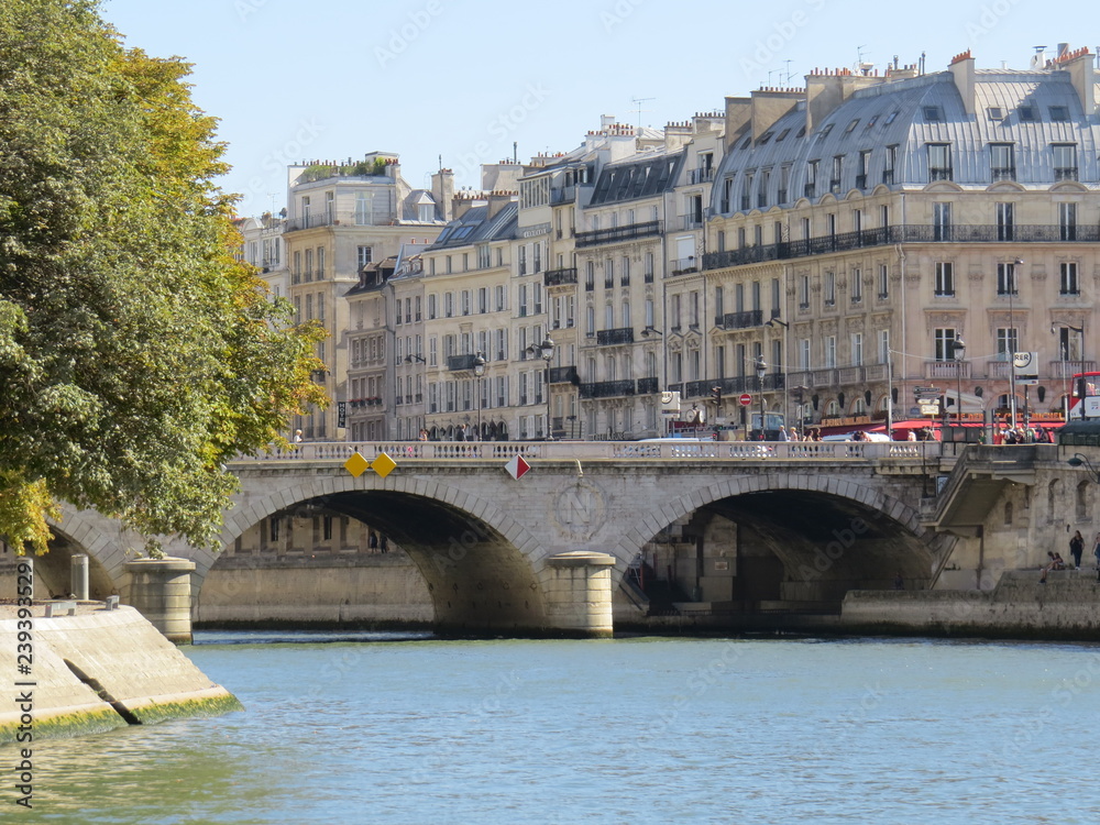 View of French Architecture from Seine River