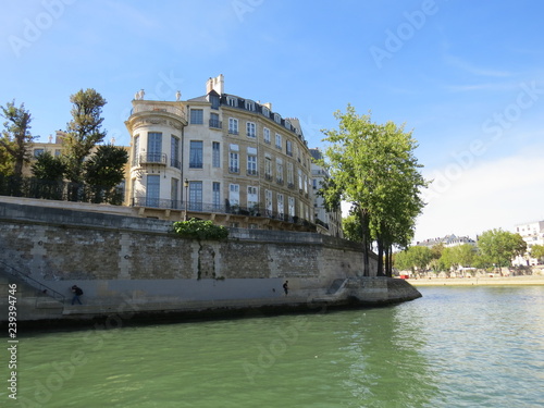 View of French Architecture from Seine River