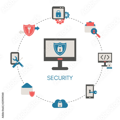 Data protection concept.