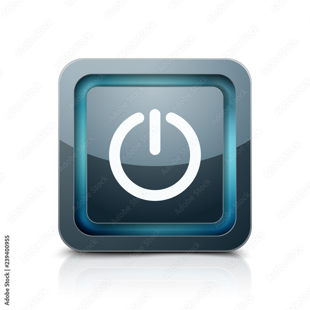Power button illustration Power button illustration