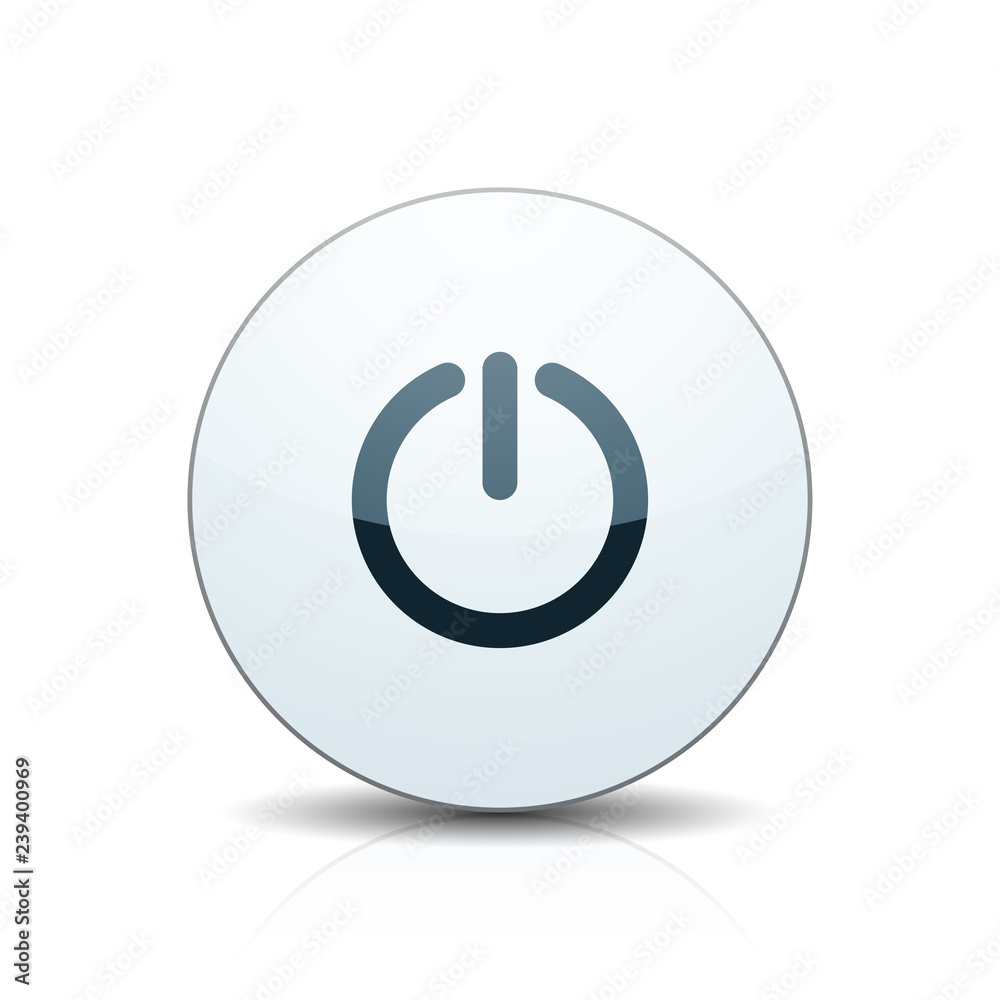 Power button illustration Power button illustration