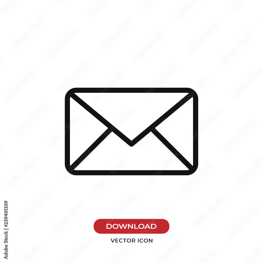 Email icon vector. Envelope,mail symbol. Message sign. Email icon vector. Envelope,mail symbol. Message sign.