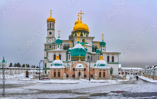 Resurrection new Jerusalem Stavropol monastery on the river Istra in the Moscow region.