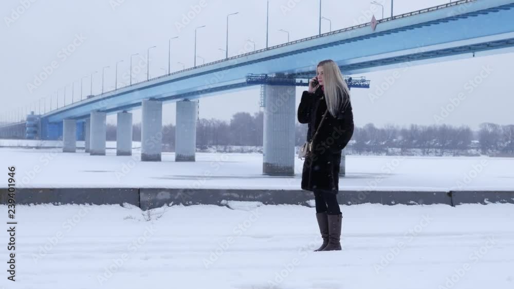 Girl talking on the phone