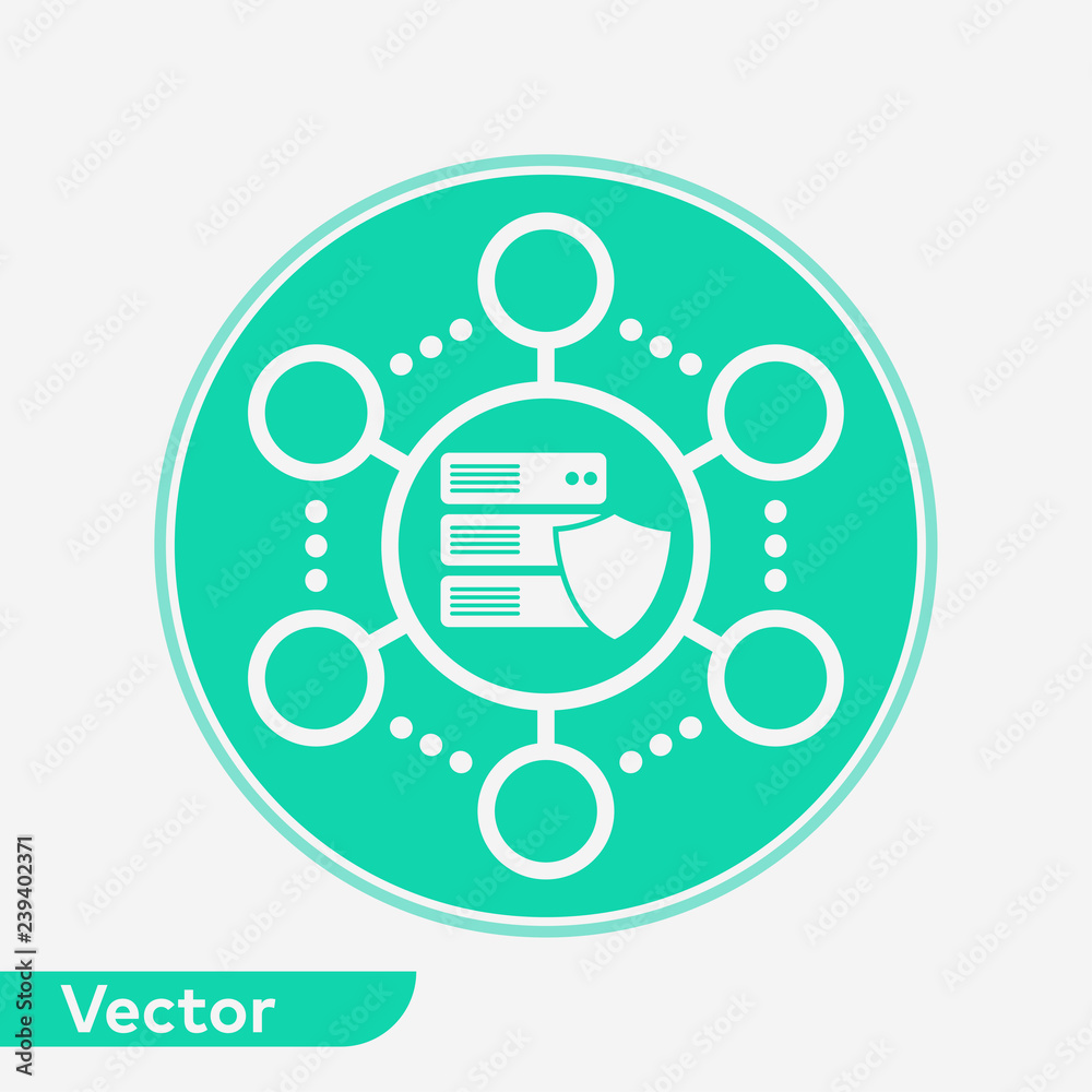 Server vector icon sign symbol Server vector icon sign symbol
