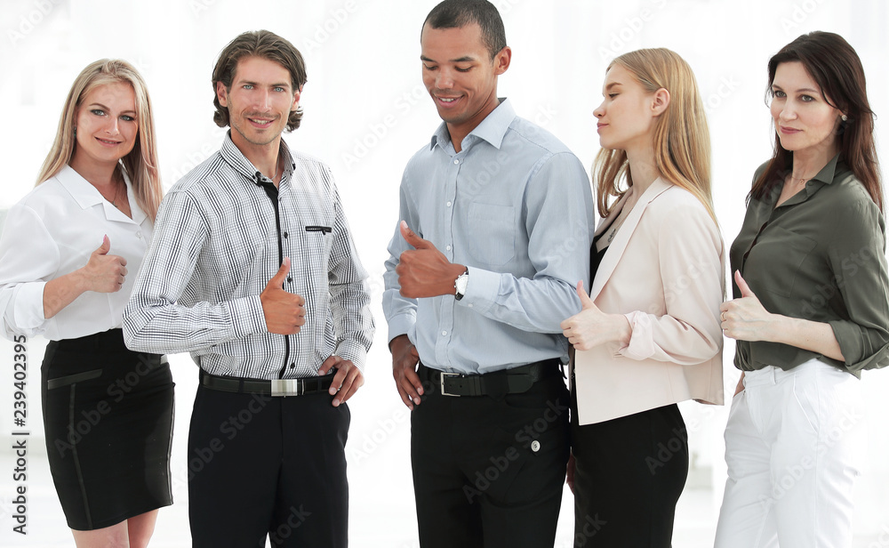 close up.leader and successful business team. the concept of successful work close up.leader and successful business team. the concept of successful work
