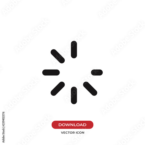 Loading icon vector