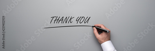Принти на полотні Writing a Thank you note