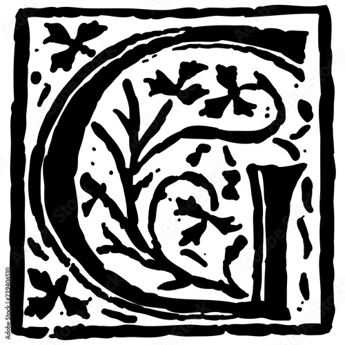 Lettre française G.