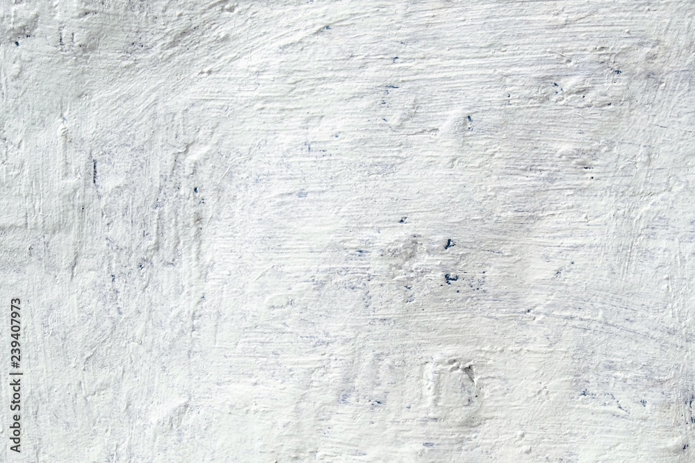 Fototapeta premium The uneven metal wall painted with white paint